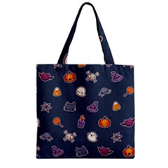 Kawaiieen Pattern Zipper Grocery Tote Bag by Nexatart