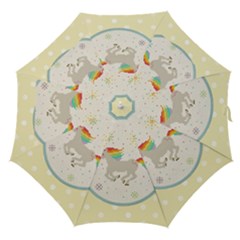 Unicorn Pattern Straight Umbrellas by Nexatart