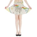 Unicorn Pattern Mini Flare Skirt View3