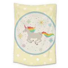 Unicorn Pattern Large Tapestry by Nexatart