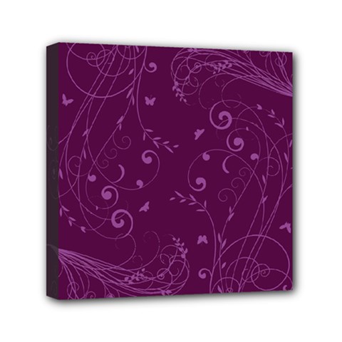 Floral Design Mini Canvas 6  X 6  by ValentinaDesign