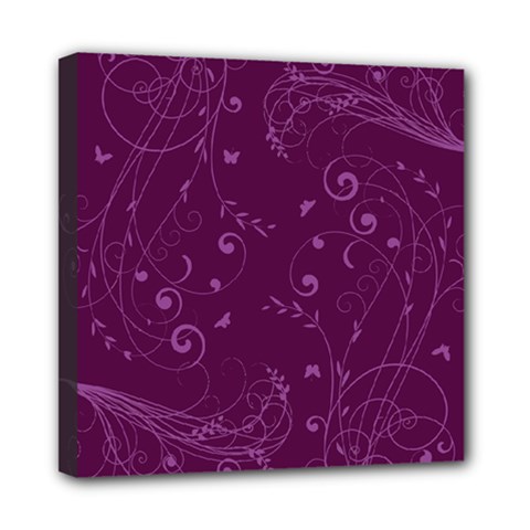 Floral Design Mini Canvas 8  X 8  by ValentinaDesign