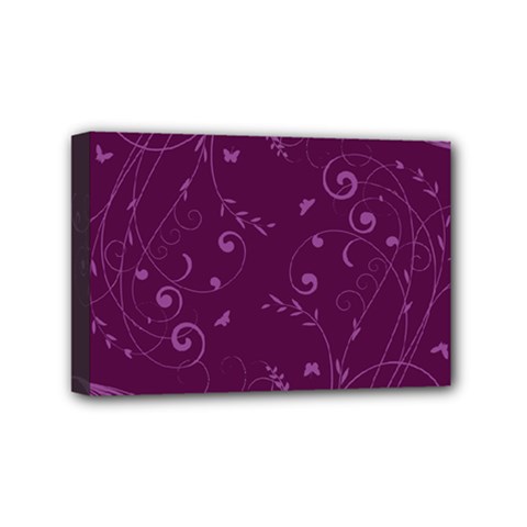 Floral Design Mini Canvas 6  X 4  by ValentinaDesign