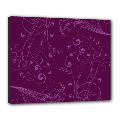 Floral Design Canvas 20  X 16  by ValentinaDesign