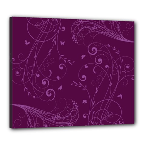 Floral Design Canvas 24  X 20  by ValentinaDesign