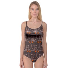 Bears Pattern Camisole Leotard  by Nexatart