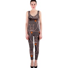 Bears Pattern Onepiece Catsuit by Nexatart