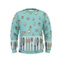 Kawaii Kitchen Border Kids  Sweatshirt View1