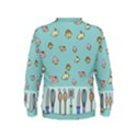 Kawaii Kitchen Border Kids  Sweatshirt View2