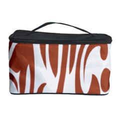 Sign Red Polka Cosmetic Storage Case by Mariart