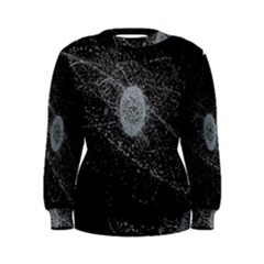 Space X Circle Line Black Women s Sweatshirt by Mariart