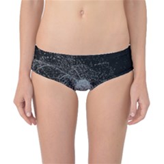 Space X Circle Line Black Classic Bikini Bottoms by Mariart