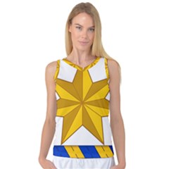 Star Yellow Blue Women s Basketball Tank Top by Mariart