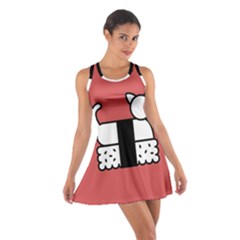 Sushi Cat Japanese Food Cotton Racerback Dress by Mariart