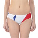 Three Colors Blue White Line Star Hipster Bikini Bottoms View1