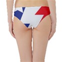 Three Colors Blue White Line Star Hipster Bikini Bottoms View2