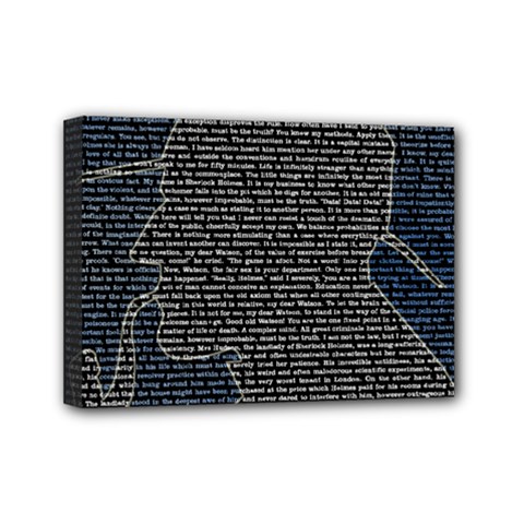 Sherlock Quotes Mini Canvas 7  X 5  by Mariart