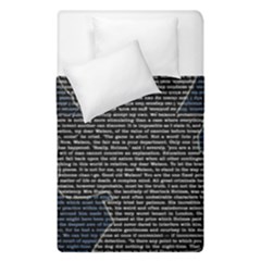 Sherlock Quotes Duvet Cover Double Side (single Size) by Mariart