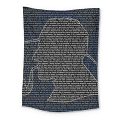 Sherlock Quotes Medium Tapestry by Mariart