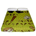 Horror Vampire Kawaii Fitted Sheet (Queen Size) View1