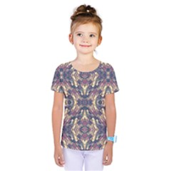 Multicolored Modern Geometric Pattern Kids  One Piece Tee