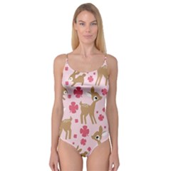 Preety Deer Cute Camisole Leotard  by Nexatart