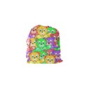 Cute Cartoon Crowd Of Colourful Kids Bears Drawstring Pouches (XS)  View2