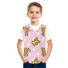 Kawaii Bear Pattern Kids  Sportswear by Nexatart