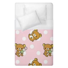 Kawaii Bear Pattern Duvet Cover (single Size) by Nexatart