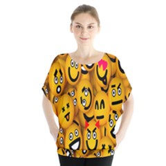 Smileys Linus Face Mask Cute Yellow Blouse