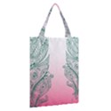 Toggle The Widget Bar Leaf Green Pink Classic Tote Bag View2