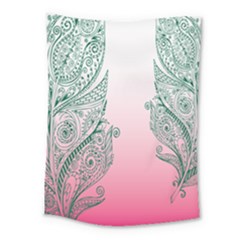 Toggle The Widget Bar Leaf Green Pink Medium Tapestry by Mariart