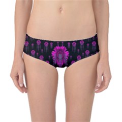 Wonderful Jungle Flowers In The Dark Classic Bikini Bottoms