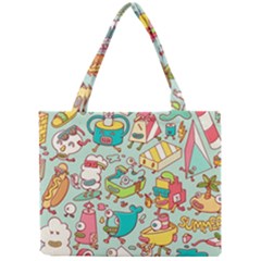 Summer Up Pattern Mini Tote Bag by Nexatart