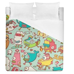 Summer Up Pattern Duvet Cover (queen Size) by Nexatart