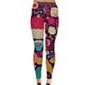 Cute Colorful Doodles Colorful Cute Doodle Paris Leggings  View2