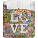 Doodle Art Love Doodles Duvet Cover Double Side (California King Size) View1