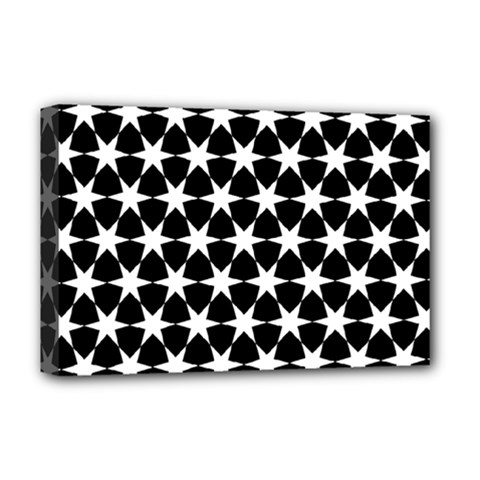 Star Egypt Pattern Deluxe Canvas 18  X 12   by Nexatart