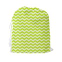 Chevron Background Patterns Drawstring Pouches (XXL) View2