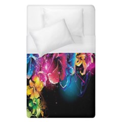 Abstract Patterns Lines Colors Flowers Floral Butterfly Duvet Cover (single Size) by Mariart