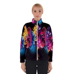 Abstract Patterns Lines Colors Flowers Floral Butterfly Winterwear by Mariart