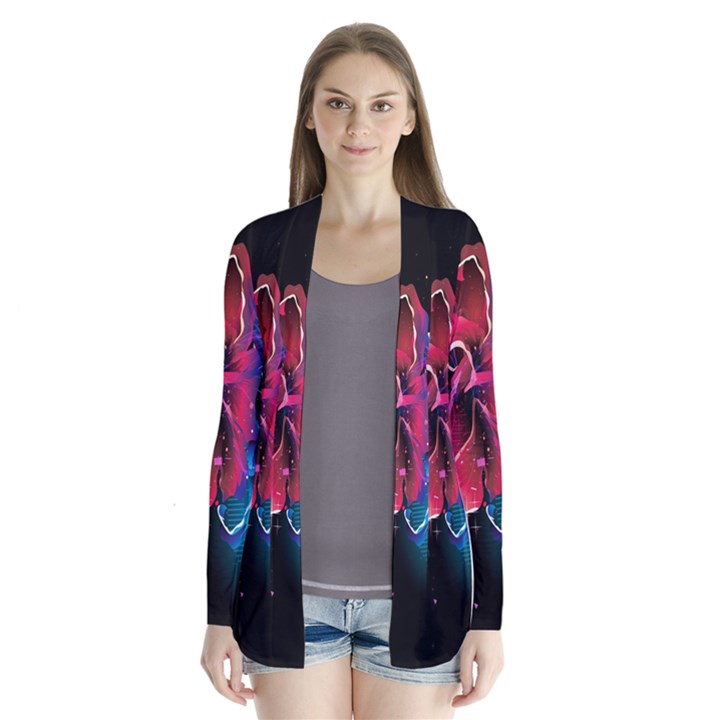 Abstract Patterns Lines Colors Flowers Floral Butterfly Cardigans