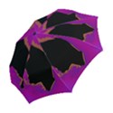 Buffalo Fractal Black Purple Space Folding Umbrellas View2