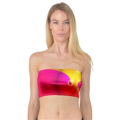 Complex Orange Red Pink Hole Yellow Bandeau Top by Mariart