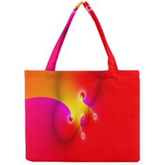 Complex Orange Red Pink Hole Yellow Mini Tote Bag by Mariart