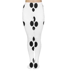 Claw Black Foot Chat Paw Animals Women s Tights by Mariart