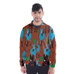 Zebra Horse Animals Wind Breaker (men) by Mariart