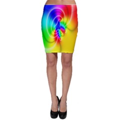 Complex Orange Red Pink Hole Yellow Green Blue Bodycon Skirt by Mariart