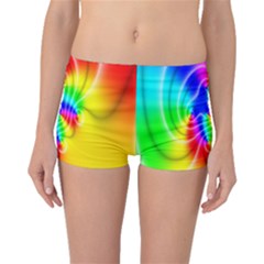 Complex Orange Red Pink Hole Yellow Green Blue Boyleg Bikini Bottoms by Mariart