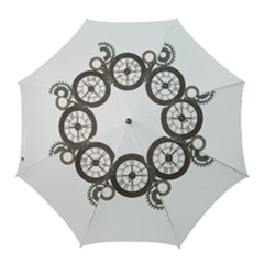 Hour Time Iron Golf Umbrellas by Mariart